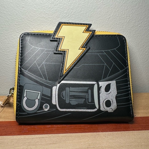 Loungefly DC Comics Black Adam Cosplay Zip Around Wallet NWT - Picture 3 of 6